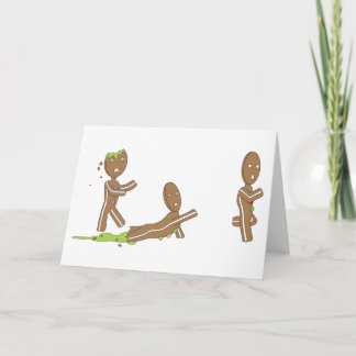Run, Run As Fast As You Can Holiday Card