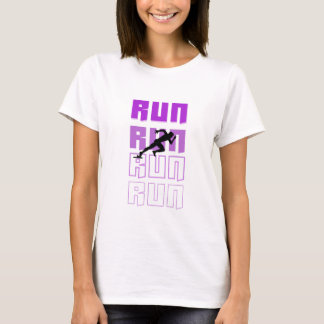 Run Run Run Motivational Quote T-Shirt