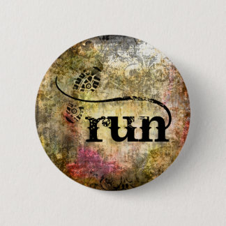 Run/Runner by Vetro Jewellery 2 Inch Round Button