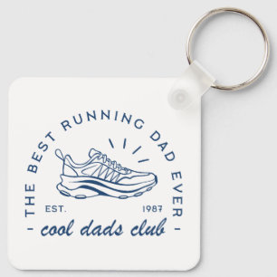 Run running cool dad club best runner funny quotes keychain