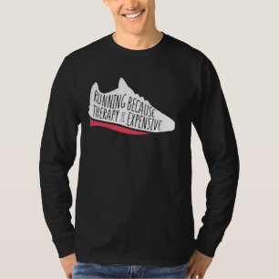 RUN Running Shoe Jogging Sports Gym Workout Advanc T-Shirt
