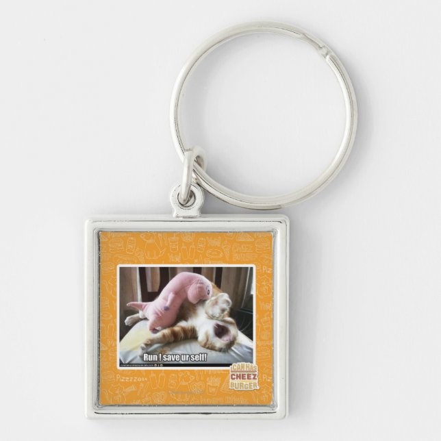 Run! Save ur self! Keychain (Front)