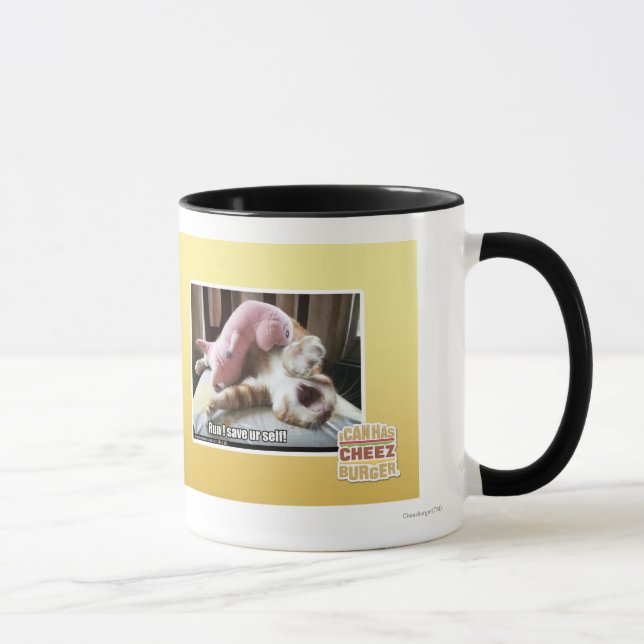 Run! Save ur self! Mug (Right)