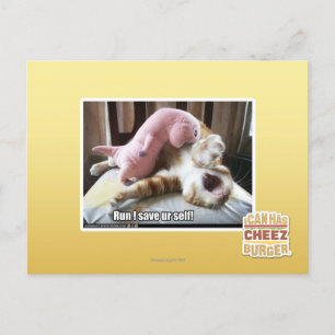 Run! Save ur self! Postcard