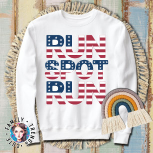 Run Spot Run Funny 2024 Presidential Debate Harris Sweatshirt