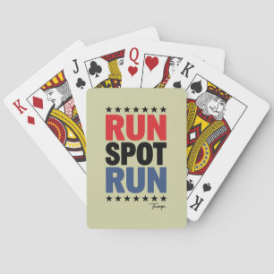 Run Spot Run Trump 2024 Playing Cards