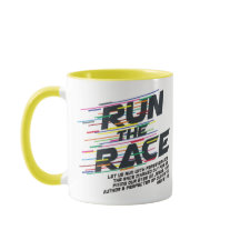 Run the Race Christian Mug