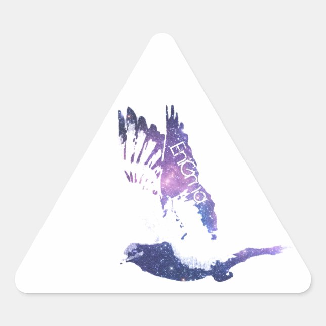 Run the Streets Triangle Sticker (Front)