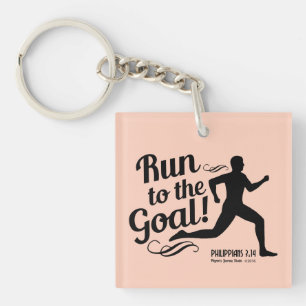 Run to the Goal! Keychain