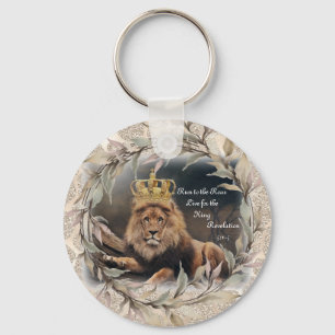 Run to the Roar Live for the King Key chain