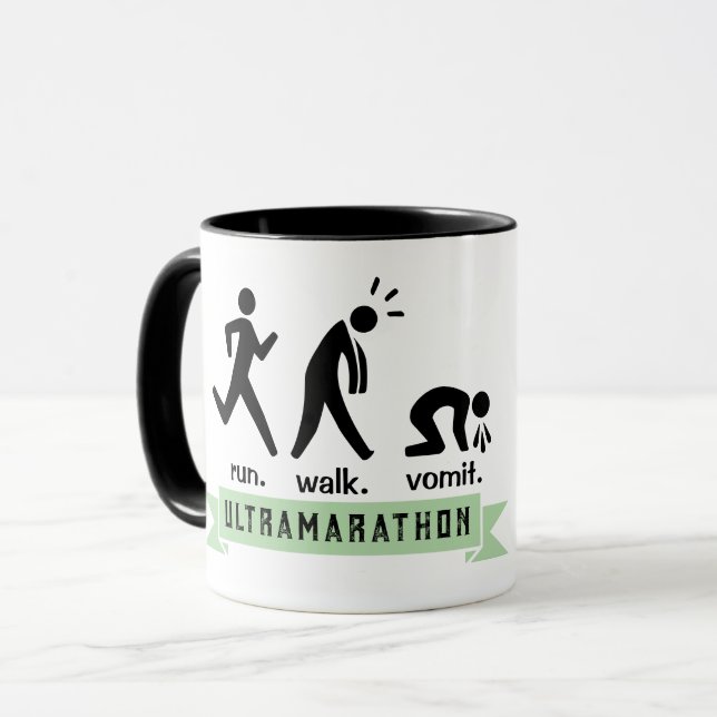 Run. Walk. Vomit. Mug (Front Left)