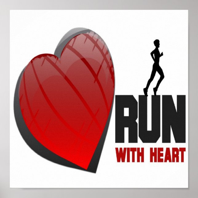 RUN WITH HEART POSTER (Front)