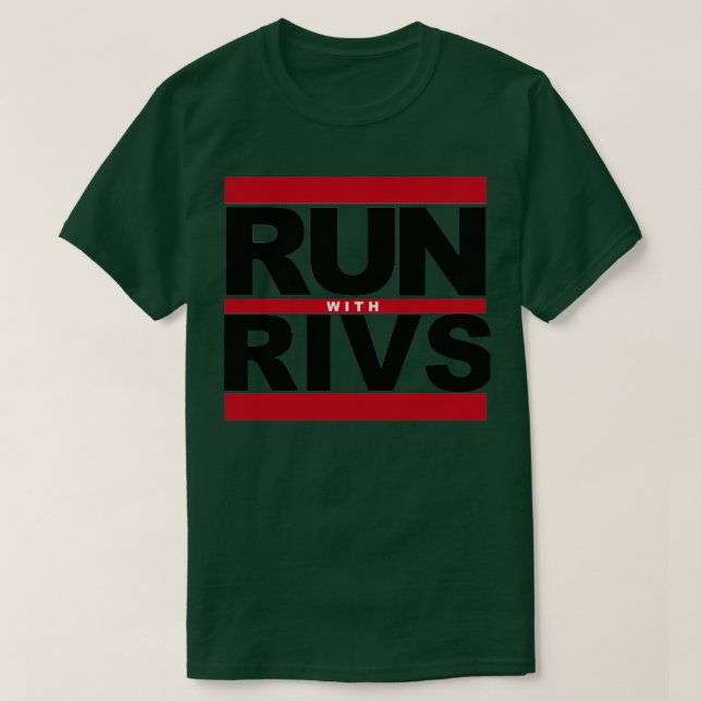 RUN WITH RIVS T-Shirt (Design Front)