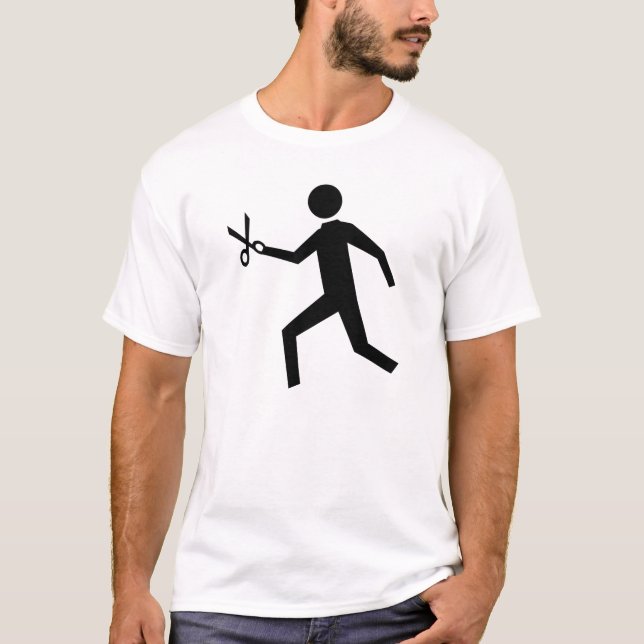 Run With Scissors T-Shirt (Front)