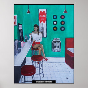 Runaround Sue Painting by Alfred Fox Poster