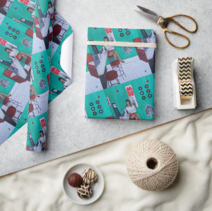 Runaround Sue Painting by Alfred Fox Wrapping Paper