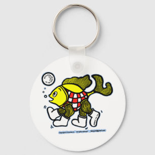 Runaway Fish Keychain