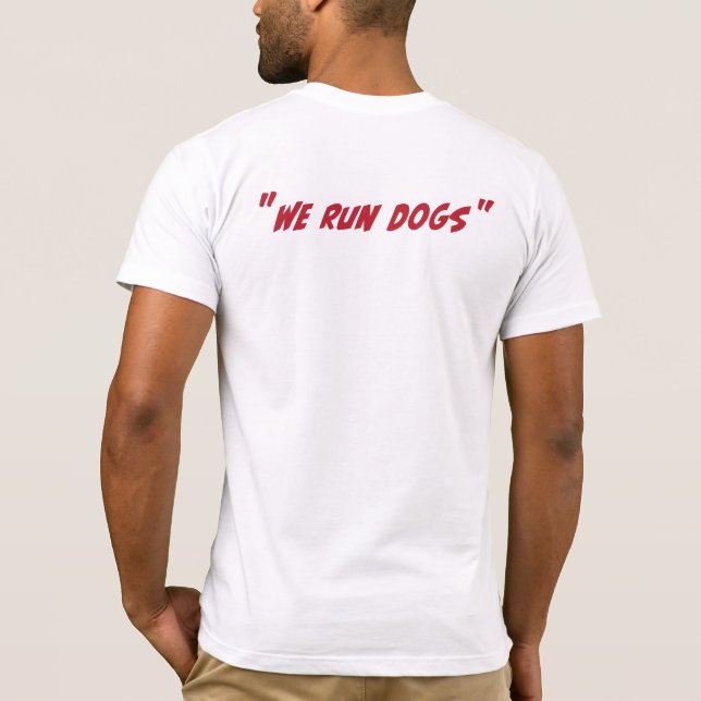 RunBuddy Mobile logo with back slogan T-Shirt (Back)