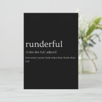 Runderful Running Definition Funny Runner Gift 