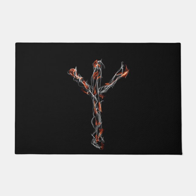 *RUNE ALGIZ* DOORMAT (Front)