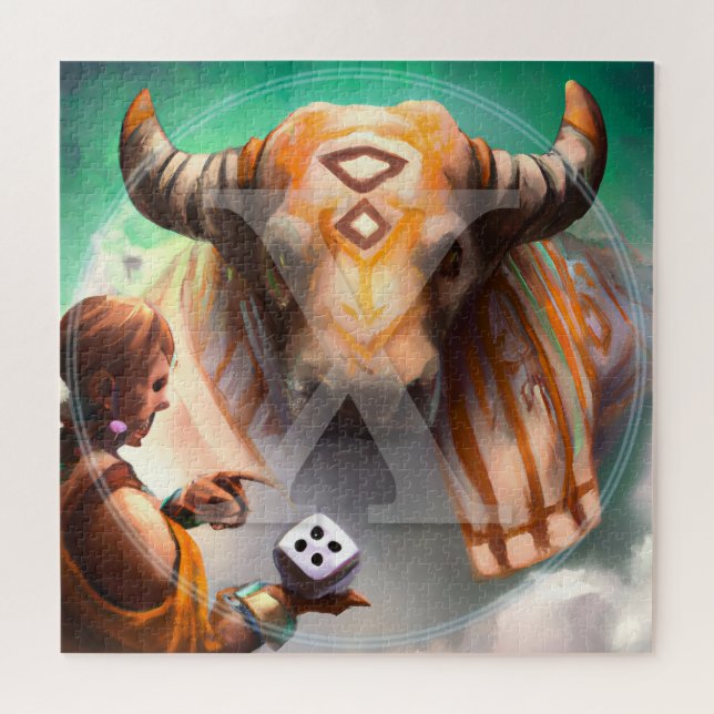 Rune Art Puzzle ᚷ | Runes runes ruses anglo-saxonn (Horizontal)