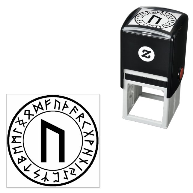 Rune Circle [02. Uruz] Self-Inking Stamp (In Situ)