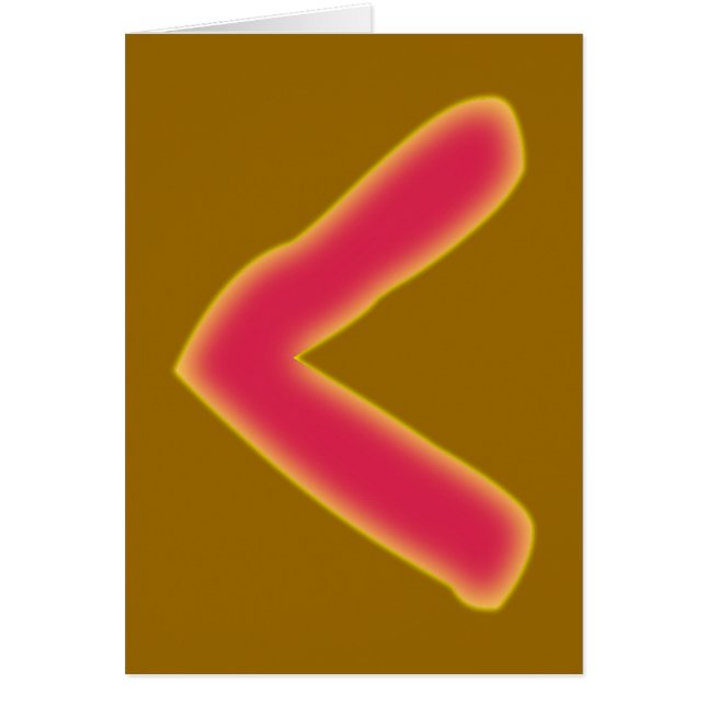 rune Kenaz futhark (Front)