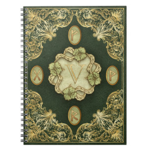 Rune magic grimoire notebook