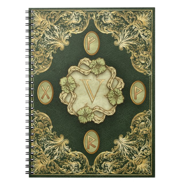 Rune magic grimoire notebook (Front)