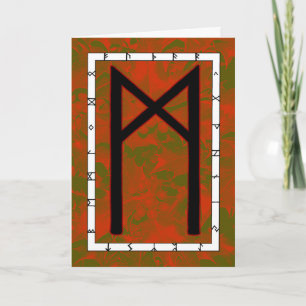 Rune Mannaz - Humanity Card