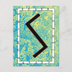 Rune Sowilo - Succès ! Carte postale