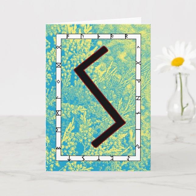 Rune Sowilo - Success!  Card (Small Plant)