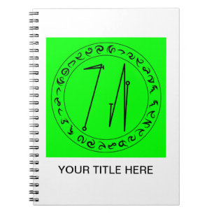 Rune Spiral Notebook