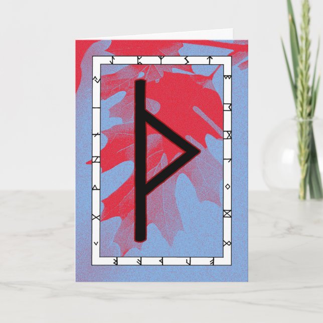 Rune Thurisaz – Defence  Card (Front)