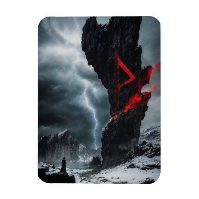 Rune Thurisaz Magnet (Vertical)