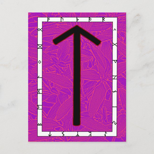 Rune Tiwaz - Victoire ! Carte postale (Devant)