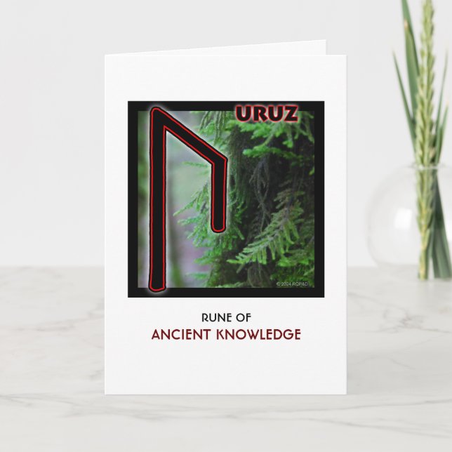 Rune Uruz – Ancient Knowledge - Primal Forest Card (Front)