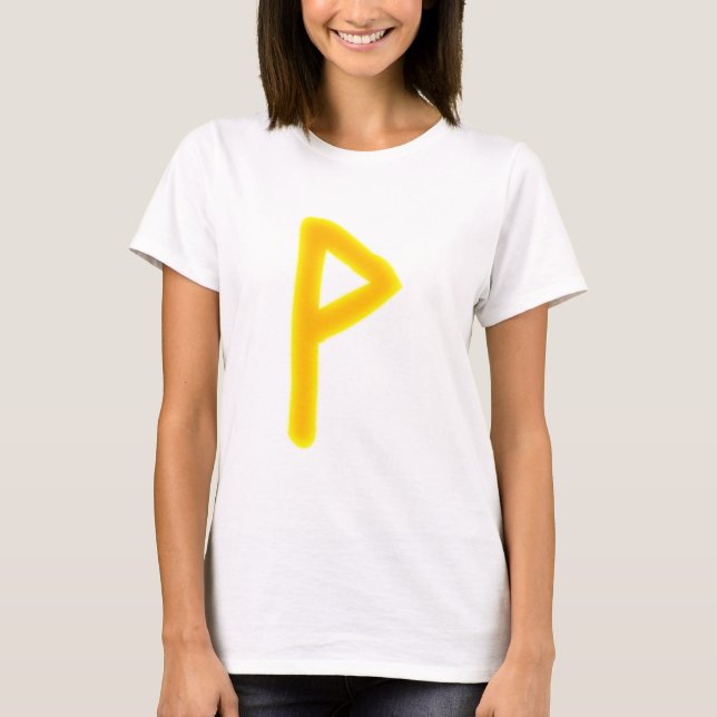 rune Wunjo Futhark T-Shirt (Front)