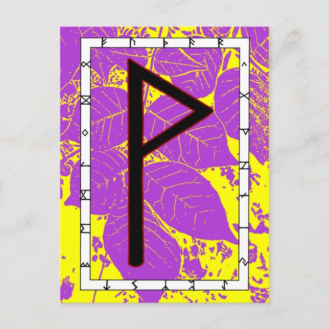 Rune Wunjo - Joie ! Carte postale (Devant)