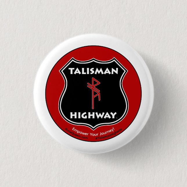 RuneQueen's Talisman Highway 1 Inch Round Button (Front)
