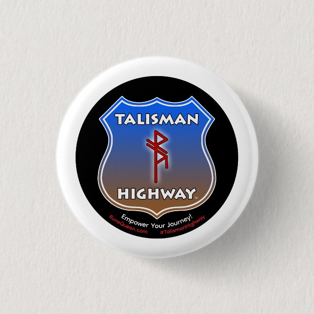 RuneQueen's Talisman Highway 1 Inch Round Button (Front)