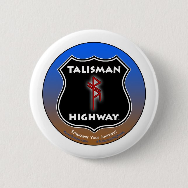 RuneQueen's Talisman Highway 2 Inch Round Button (Front)