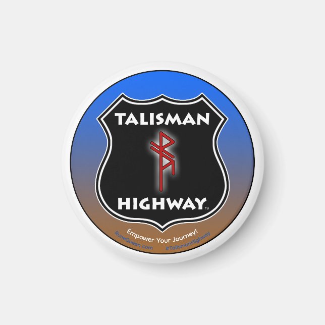 RuneQueen's Talisman Highway Magnet (Front)