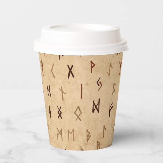 Runes Paper Cups (Front)