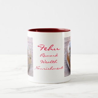 Runes Two-Tone Coffee Mug