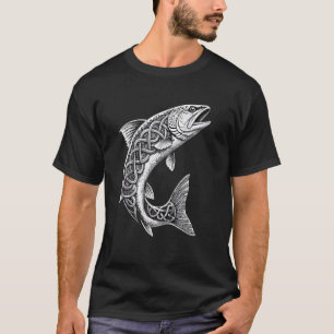 Runestone Fish u2013 Norse & Viking Angler T-Shirt