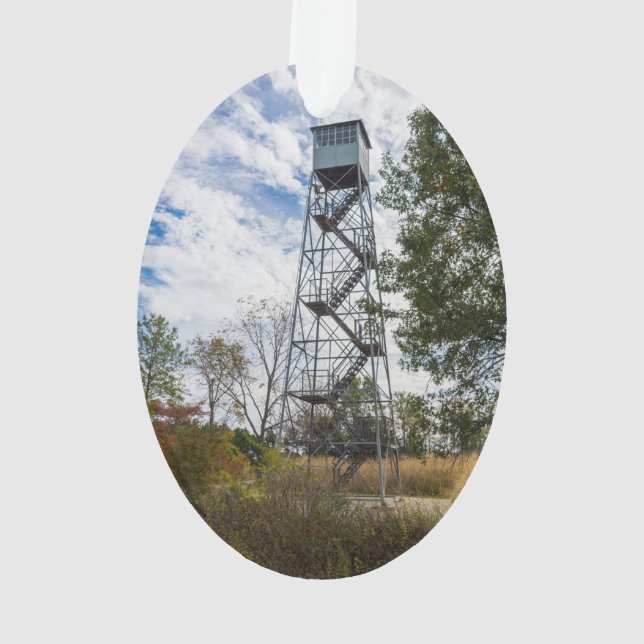 Runge Fire Tower Ornament (Back)