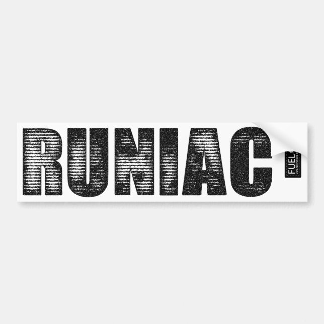 Runiac Bumper Sticker (Front)