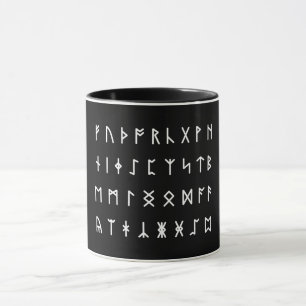 Runic Alphabet [Futhorc] Mug