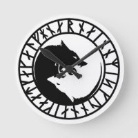 Runic Dire Wolf viking norse nordic runes